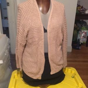 Rose pink cardigan